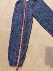 Vtg 80s California Baggyz Neon Xl Parachute Pants Mc Hammer Abstract Athletic