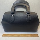 Unbranded Physicians Black Medical Bag Genuine Leather Made In Hungary Keys Age 