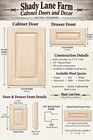 Cabinet Doors - Square Raised Panel - Poplar - Made To Order