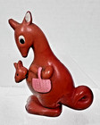 Vintage Japan Celluloid Figural Sewing Tape Measure Kangaroo And Joey 2 7 8 