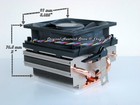 Amd 125w Cooler Heatsink For Fx 8000 6000 4000 Cpu s Near Silent 92mm Fan