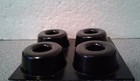 8-round Cabinet Black Rubber Case Speaker Feet Bumper  Door Stop  4x 88  10x22mm