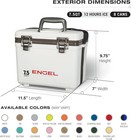 7 7 5qt Leak-proof  Air Tight  Drybox Cooler And Small Hard Shell Lunchbox