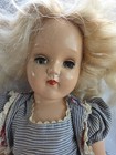 Vintage 15  Ideal Doll P-90 Strung Body Toni Doll Dress Blond Hair Blue Eyes