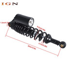 320mm 12 5   Motorcycle Black Pair Rear Shocks Absorbers Suspension For Honda Us