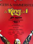The King And I Rodgers   Hammerstein s Broadway Poster Yul Brynner  rare 