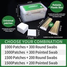 800 1700 Gun Cleaning Supplies        1500pcs Gun Cleaning Patches  200pcs Gun Cleani