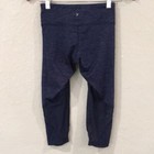 Old Navy Active Girl Sz L 10 12 Pants Navy Blue Compression Capri Activewear