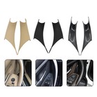 Black beige carbon Interior Door Handle Cover Pull Trim For Bmw F30 F32 F35 328i
