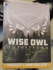 Wise Owl Outfitters Camp traveller Pillow New With Tag In Excellent Condition
