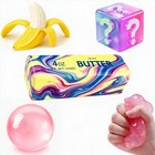 4pcs Butter Squishy Pack - Coconut Oil Scented  Soft   Slow Rising Stress Toys
