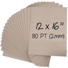 Heavy-duty Chipboard Sheets - 80 Pt  2mm  Thick - 20 Sheets Of Chip 12 X 16 In