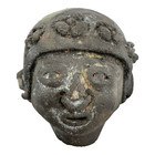 Capuli Pre Columbian Art Pottery Funeral Death 3  Mask Indigenous Narino Culture