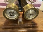 Vintage Chelsea Ships Bell Clock   Barometer Set   4    Clock Dial Face   Nice