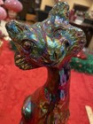 Amazing 11    Fenton Iridescent Carnival Glass Winking Alley Cat Ex Condition-rare