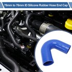 76mm   2 99  135degree Silicone Elbow 4layers Intercooler Heater 150mm