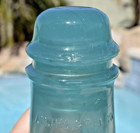 Cd 121 Am tel  tel co  Jade Green Milk Sb  110  Telegraph Glass Insulator