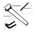 12 6 In Folding Hairpin Table Legs  4 Pcs Heavy Duty Foldable Coffee Table Le   
