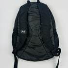 Under Armour Black Hustle Sport Backpack School Gym Travel Bag