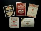  10  Vintage Wine   Liquor Bottle Labels    united States   See Photos