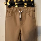 Tommy Bahama Boys Beige Jogger Pants S 6  Elastic Waist Drawstring Pockets