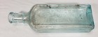 Antique Dr  Miles Restorative Nervine Aqua Blue Glass Bottle  Quack Medicine