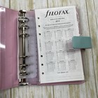 Filofax Blue   Pink Butterfly Leather Personal Organizer New