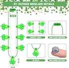 St Patricks Day Necklace Accessories Light Up St Patricks Day Necklace 3pcs