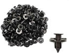 200pcs Plastic Rivet Fastener Mud Flaps Bumper Fender Push Clips 8mm For Nissan