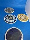 Tile Greece Handmade Art Tiles Ceramic Coaster Styles Lot Of 4