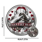 Heads I Get Tail   Tails I Get Head Commemorative Coin  Naughty Adult Token Gift