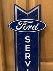 Ford Service Garage Sign Metal Arrow Vintage Style Wall Decor Tools Gas Oil Bar