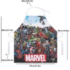 Marvel Super Heroees Print Adjustable Apron With White Strap Cooking Kitchen