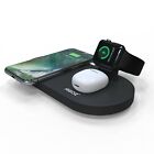 3in1 Wireless Fast Charger Dock Station For Apple Watch Airpod Iphone 16 Pro Max