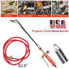 Propane Weed Torch Burner Ice Melter Push Button Igniter With 79  Hose Portable
