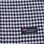 Women s Men s 100  Cashmere Black white Houndstooth Scarf Made In Scotland
