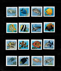 Dominica 1997 - Fish - Set Of 16 Definitive Stamps - Scott  2024-39 - Mnh