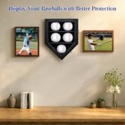 Baseball Display Case Baseball Holder With 5 Stands For Display Wall Mount Uv   