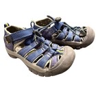 Keen Newport H2 Sandals Kids Size 9 Blue Washable Water Hiking Shoes Outdoor