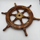 24  Nautical Wooden Boat Ship Wooden Nautical Captain s Steering Ship Wheel 