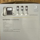 New Panasonic Kx-tgf353 1 Corded  3 Cordless Phone W digital Answering Machine