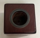 Jim Beam Promotional Wooden Cube Taper Candleholder