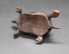 Brass Dragon Turtle Animal Statue Small Sculpture Desk Tabletop Figurine Decor
