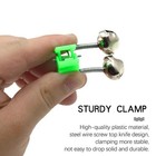 10pcs Fishing Rod Alarm Bells Double Ring Clip Bite Indicator Fishing Accessorie