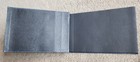 Vintage Photographs Album Scrapbook Navy Blue W  Black Pages  Empty 11  X 7 
