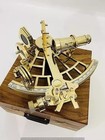9  Brass Sextant Nautical Navigation Tool Vintage Maritime Collectible
