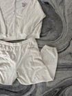 New Victoria   s Secret Pink   Cream  xxl full Zip Hoodie   Sweatpants 2pc Set Nwt