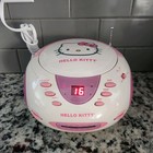 Hello Kitty Boom Box Am fm Radio Cd Player 2014 Sanrio Kt2024a Tested Working