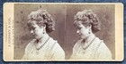  3  J  Gurney Stereoview Photo Stage Actress L  Thompson  M  Siddons   R  Massey
