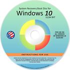 Dvd For Windows 10 All Versions 32 64 Bit Recover Restore Repair Boot Disc New